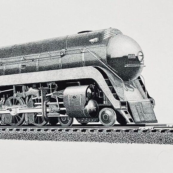 Norfolk And Western Railway 608 Train Prints - Picture 4 of 6